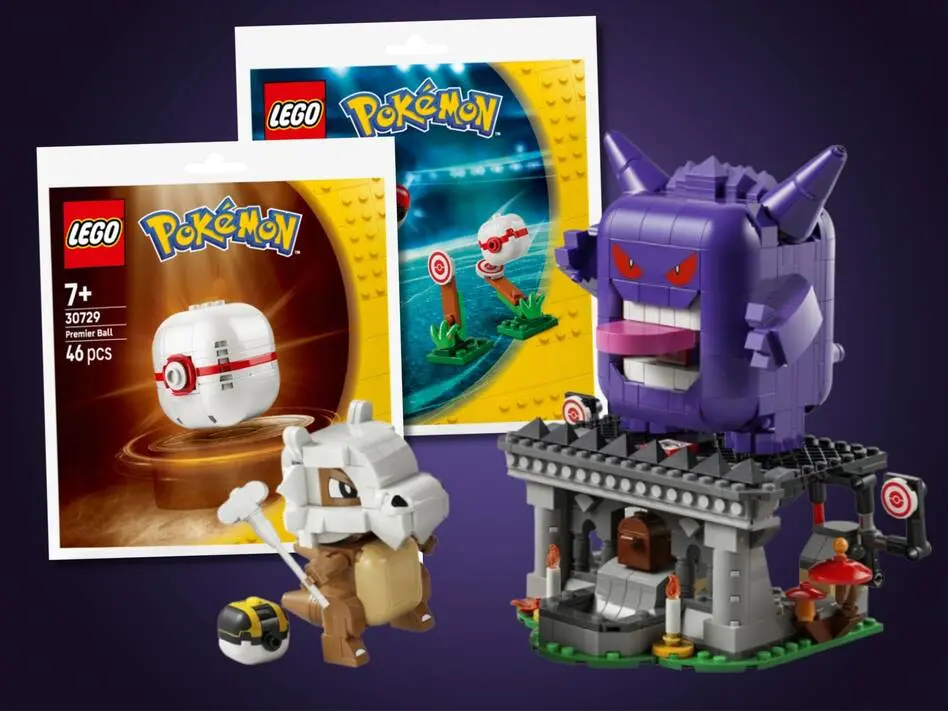 LEGO Pokémon Paper Bags Introduce Blocky Charm With Mixed Fan Reactions LEGO Pokémon Paper Bags showcasing angular design and collectible sets