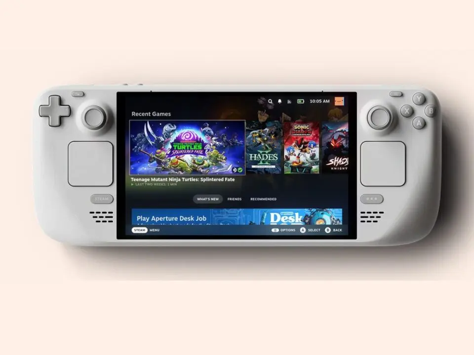 Limited edition Steam Deck OLED showcasing gaming capabilities