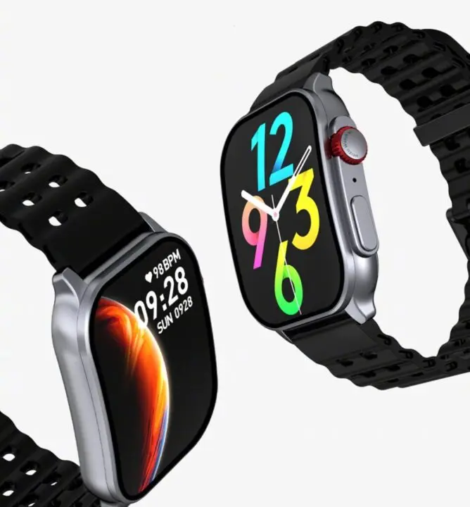 Meizu Watch M1 featuring a square AMOLED display and metal frame