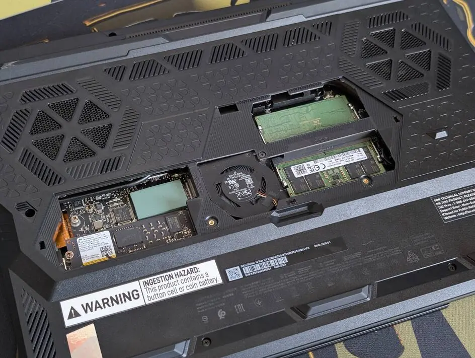 MSI Raider 16 Max HX Introduces Easy-Access Subpanel That Simplifies Upgrades MSI Raider 16 Max HX gaming laptop showcasing bottom subpanel for easy upgrades