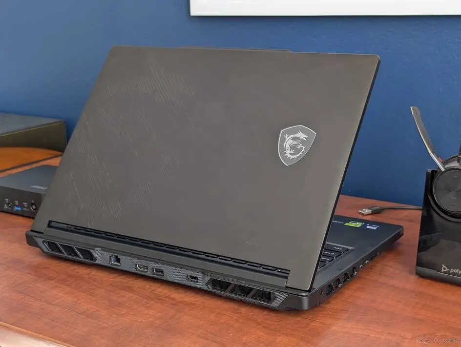 MSI Raider 16 Max HX Challenges Efficiency With Raw Arrow Lake Power MSI Raider 16 Max HX laptop showcasing its high performance hardware design