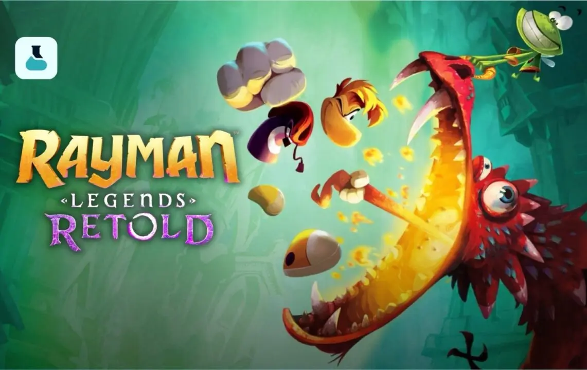 Rayman Legends Retold game cover art with new skins and characters