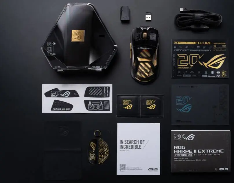 ROG Harpe II Extreme Edition 20 mouse specifications chart (Photo: ASUS)