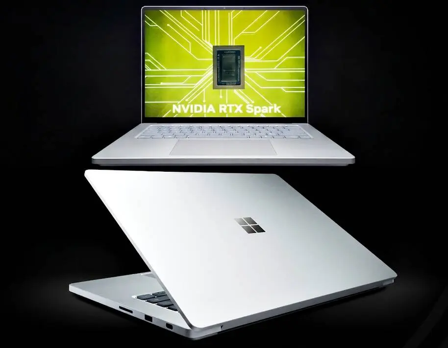 surface laptop ultra offers macbook pro experience with windows 11 and nvidia rtx spark Surface Laptop Ultra showcasing its sleek design and bright mini-LED display
