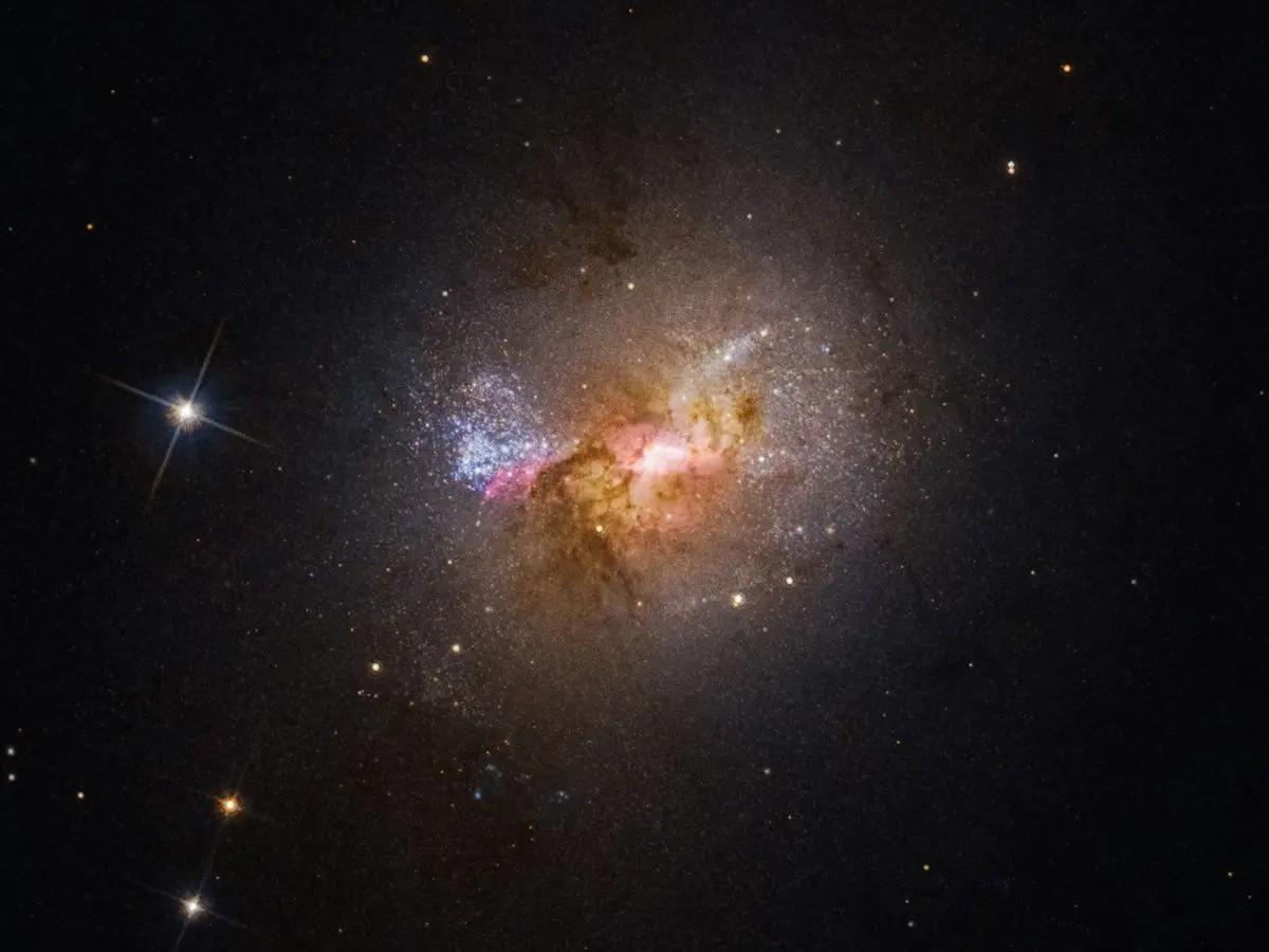 Large Magellanic Cloud Distorts Its Small Companion Galaxy’s Structure