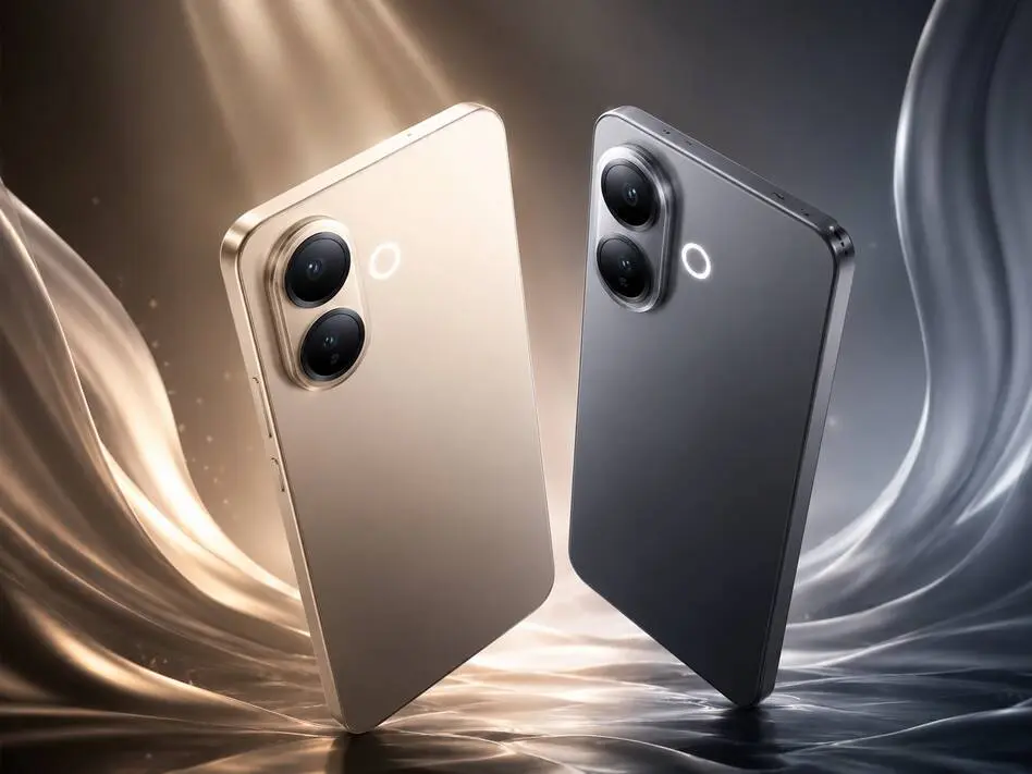 Vivo V70 Lite smartphone with iPhone 17-inspired dual camera design